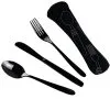Carplife Black Etched Cutlery Set -Reels Winkel carplife black etched cutlery set